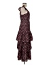 Likely 100% Polyester Hearts Burgundy Casual Dress Size 6 - photo 4