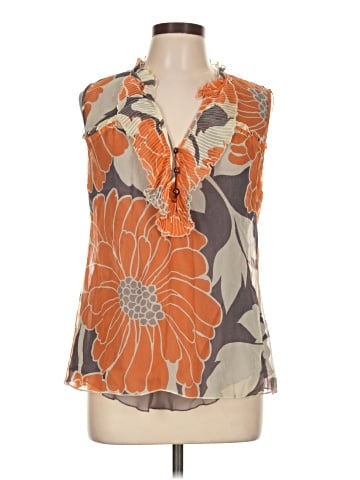 Tabitha Sleeveless Silk Top (view 1)