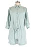 CAbi 100% Cotton Solid Teal Romper Size M - photo 1