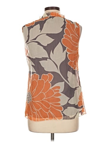 Tabitha Sleeveless Silk Top (view 2)