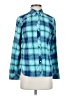 Talbots Plaid Blue Long Sleeve Button-Down Shirt Size XS - photo 1