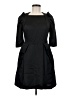 Carven 100% Polyamide Solid Black Cocktail Dress Size EU (FR) 38 / US 6 - photo 1