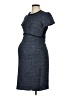 Seraphine Tweed Gray Casual Dress Size 6 - photo 1