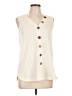 Soft Surroundings 100% Cotton Ivory Vest Size S - photo 1