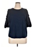 Chico's Blue Short Sleeve Top Size XL (3) - photo 1