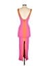 Black Color Block Orange Cocktail Dress Size S - photo 2