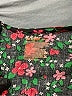 Cat & Jack Floral Green Black Dress Size 6 - 7 - photo 3