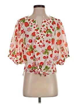 Rose + Olive Short Sleeve Blouse