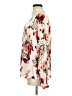 Blu Pepper 100% Rayon Floral Ivory Long Sleeve Blouse Size M - photo 5