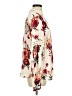 Blu Pepper 100% Rayon Floral Ivory Long Sleeve Blouse Size M - photo 4