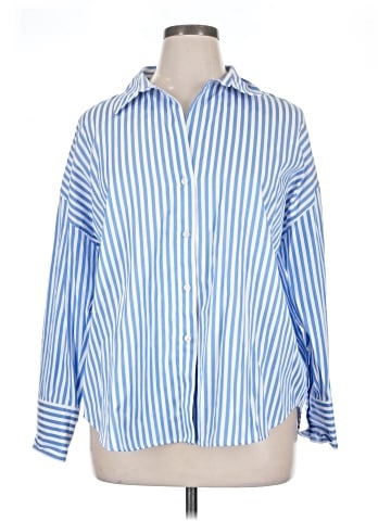 Zara Long Sleeve Button-Down Shirt (view 1)