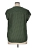 Fun2Fun 100% Polyester Green Short Sleeve Blouse Size XL - photo 2
