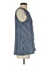 Ann Taylor LOFT Blue Sleeveless Blouse Size S - photo 4