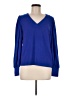 Ann Taylor LOFT Blue Long Sleeve T-Shirt Size M - photo 1