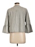 Cupcakes & Cashmere Stripes Gray Blazer Size L - photo 2