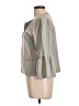 Cupcakes & Cashmere Stripes Gray Blazer Size L - photo 5