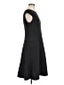 Chaps Solid Black Casual Dress Size 10 - photo 4