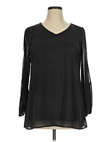 Zenana Long Sleeve Blouse (view 1)