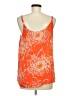CAbi 100% Rayon Orange Sleeveless Blouse Size M - photo 2