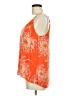 CAbi 100% Rayon Orange Sleeveless Blouse Size M - photo 5