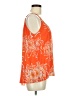 CAbi 100% Rayon Orange Sleeveless Blouse Size M - photo 4