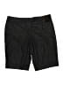 AB Studio 100% Polyester Black Shorts Size 14 - photo 1