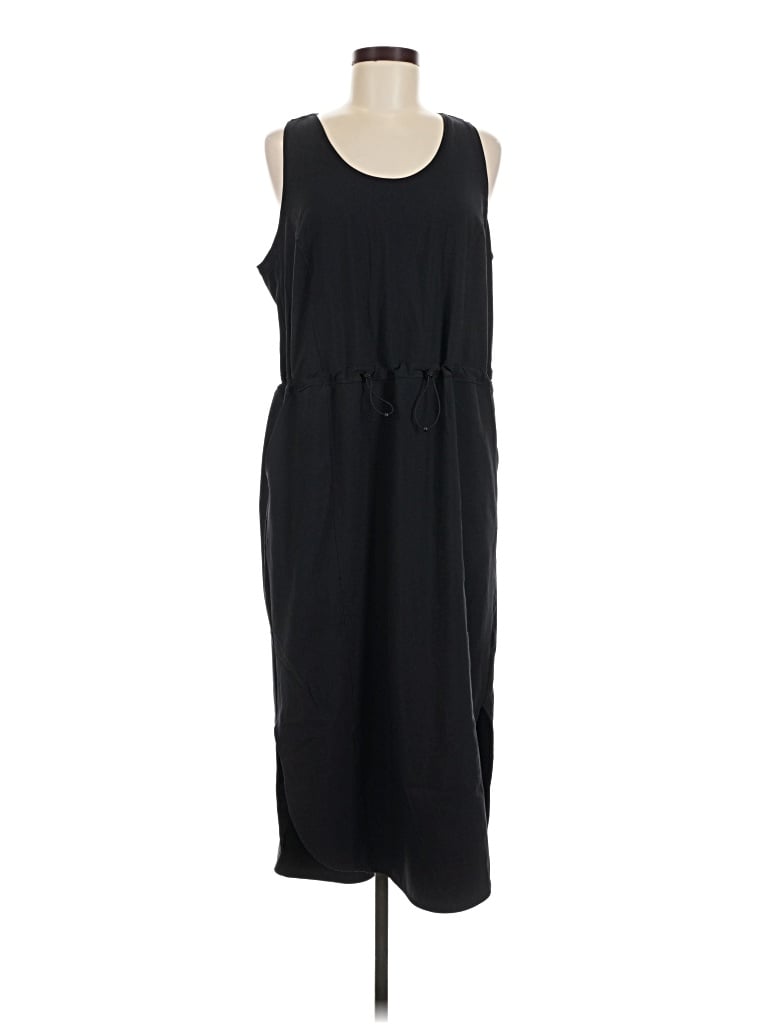 Pre-owned Gaiam Casual Dress In Black