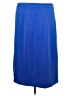 Shein Curve Solid Blue Formal Skirt Size 20 Plus (4) - photo 1