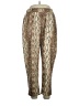 ASOS Design 100% Polyurethane Animal Print Gold Casual Pants Size 14 - photo 1