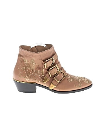 Chloé Nappa Leather studded Susanna Boots (view 1)