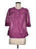 French Connection Purple 3/4 Sleeve Blouse Size 6 - photo 1