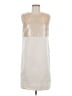Lida Baday Metallic Ivory Cocktail Dress Size 6 - photo 1