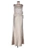 R&M Richards Silver Cocktail Dress Size 16 - photo 1