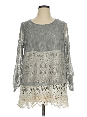 Krazy Kat 3/4 Sleeve Blouse (view 1)