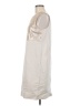 Lida Baday Metallic Ivory Cocktail Dress Size 6 - photo 5