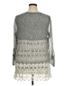 Krazy Kat Gray 3/4 Sleeve Blouse Size XL - photo 2