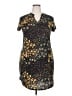 No Boundaries Print Black Casual Dress Size 3X - photo 1