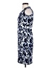 St. John Print Blue Cocktail Dress Size 2 - photo 5