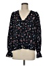 Joie 100% Polyester Black Long Sleeve Blouse Size M - photo 1