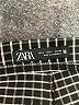 Zara Houndstooth Black Casual Pants Size L - photo 7