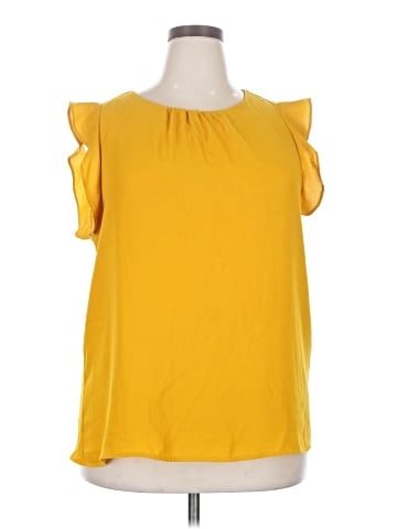 Halogen Short Sleeve Blouse (view 1)
