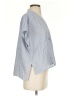 Community 100% Cotton Blue Short Sleeve Blouse Size 2 - photo 4