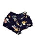 Charlotte Russe 100% Rayon Floral Blue Shorts Size S - photo 1