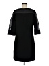 Halston Heritage 100% Polyester Black Cocktail Dress Size 6 - photo 2