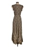 Grecerelle Animal Print Brown Casual Dress Size S - photo 2