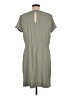 32 Degrees 100% Polyester Solid Gray Casual Dress Size M - photo 2