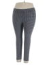Mixit Houndstooth Blue Casual Pants Size 2X - photo 1