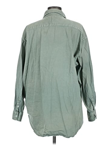 Aerie Long Sleeve Button-Down Shirt (view 2)