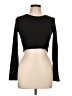 Daisy Black Long Sleeve Top Size L - photo 1