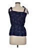 Glam 100% Polyester Blue Sleeveless Blouse Size M - photo 2